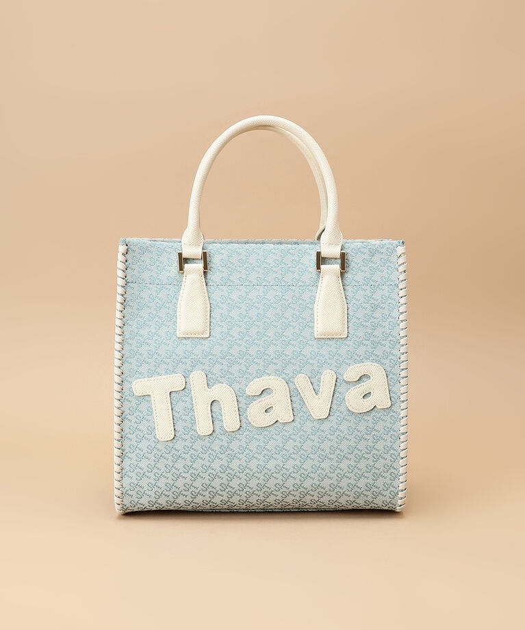 Samantha Thavasa「ST Jacquard サマタバスクエアトートバッグ」|トートバッグ|