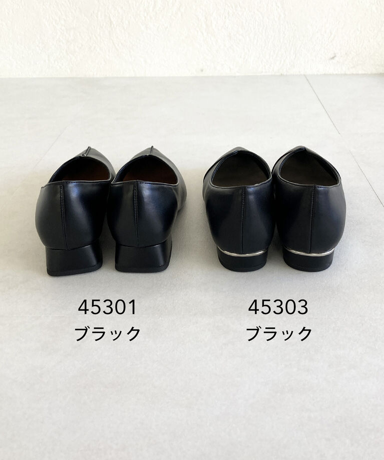 ORiental TRaffic「【WEB限定】メタリックラインフラットパンプス/45303」|パンプス|