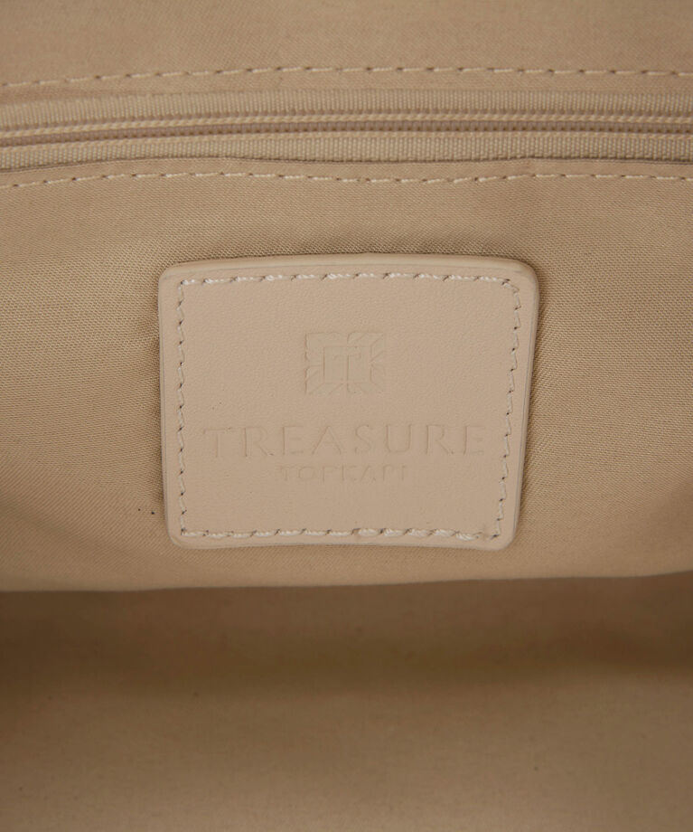 TOPKAPI TREASURE「【TREASURE TOPKAPI】スムースレザー ロゴ ボストン バッグ」|ボストンバッグ|