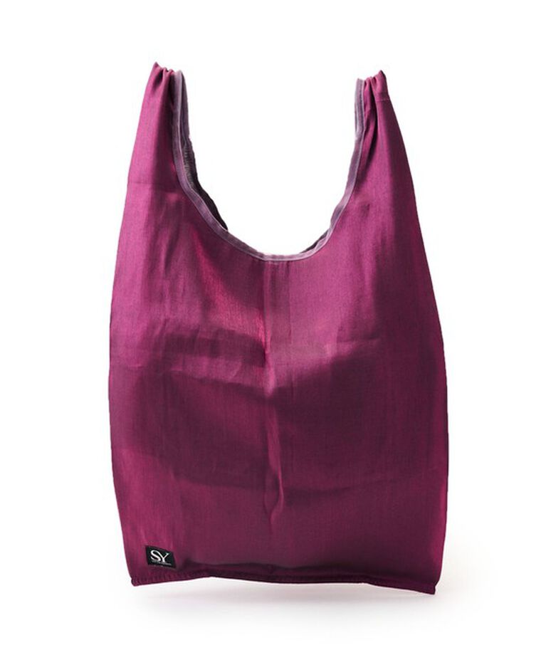 SY UNITED ARROWS「＜SY＞シャイニー バッグ●」|エコバッグ|PURPLE