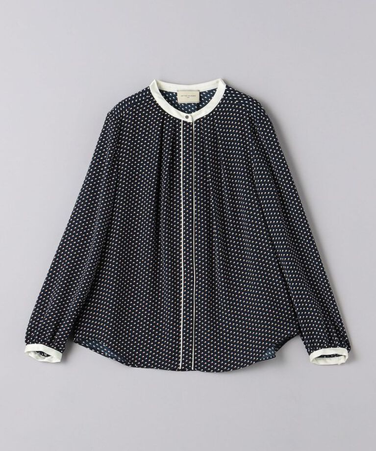 UNITED ARROWS「バイカラー パイピング ブラウス」|シャツ・ブラウス|