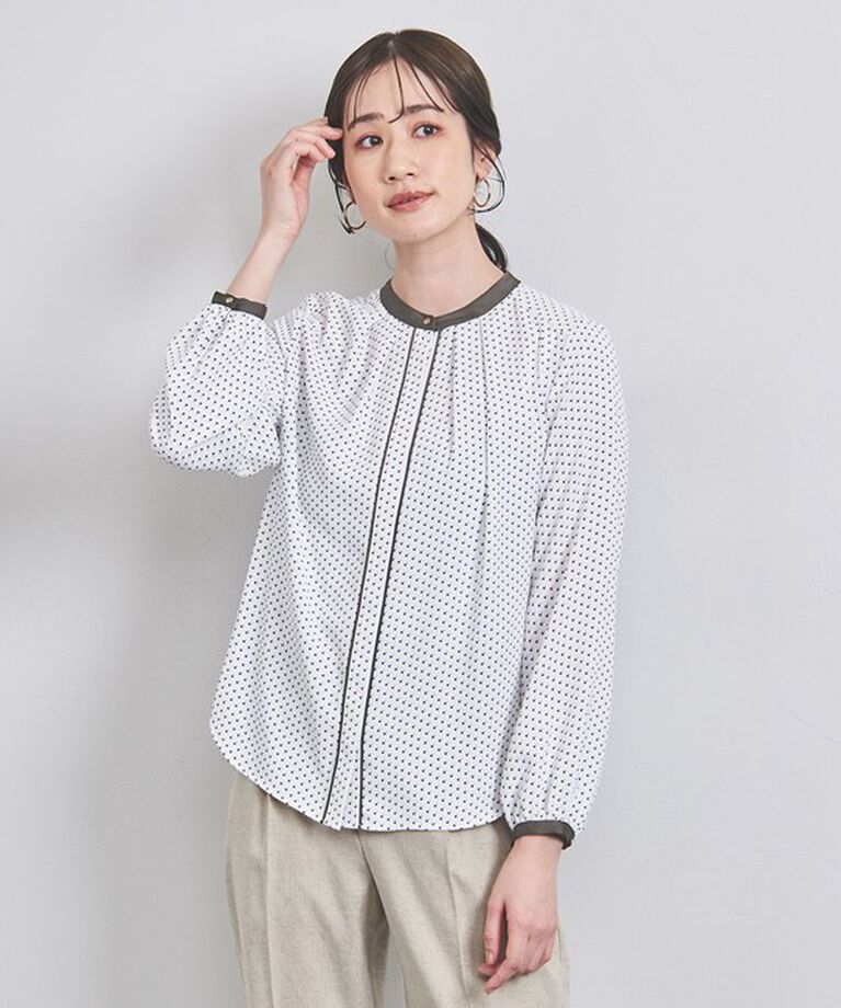 UNITED ARROWS「バイカラー パイピング ブラウス」|シャツ・ブラウス|その他5