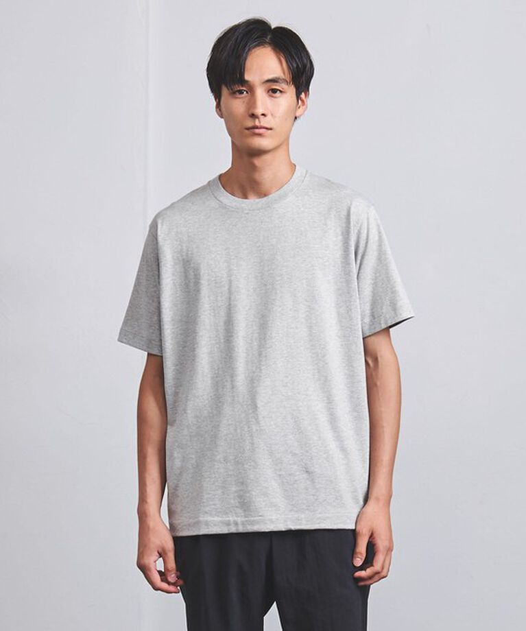 UNITED ARROWS「SARROWS/サローズ オーガニックコットン クルーネック Tシャツ」|Tシャツ・カットソー|MD.GRAY