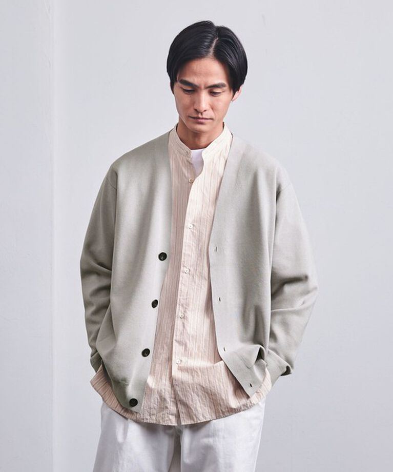 UNITED ARROWS「4シーズンズ ミラノリブ カーディガン ーウォッシャブルー」|カーディガン|NATURAL