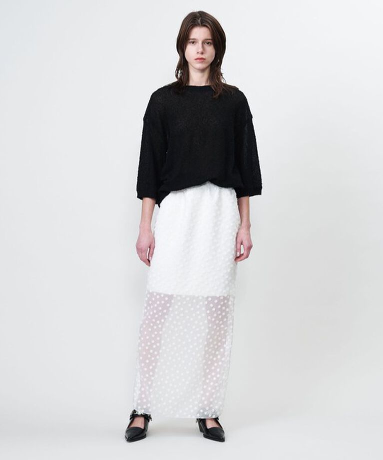 ASTRAET「＜ASTRAET＞14G クルーネック ショートスリーブニット」|ニット・セーター|