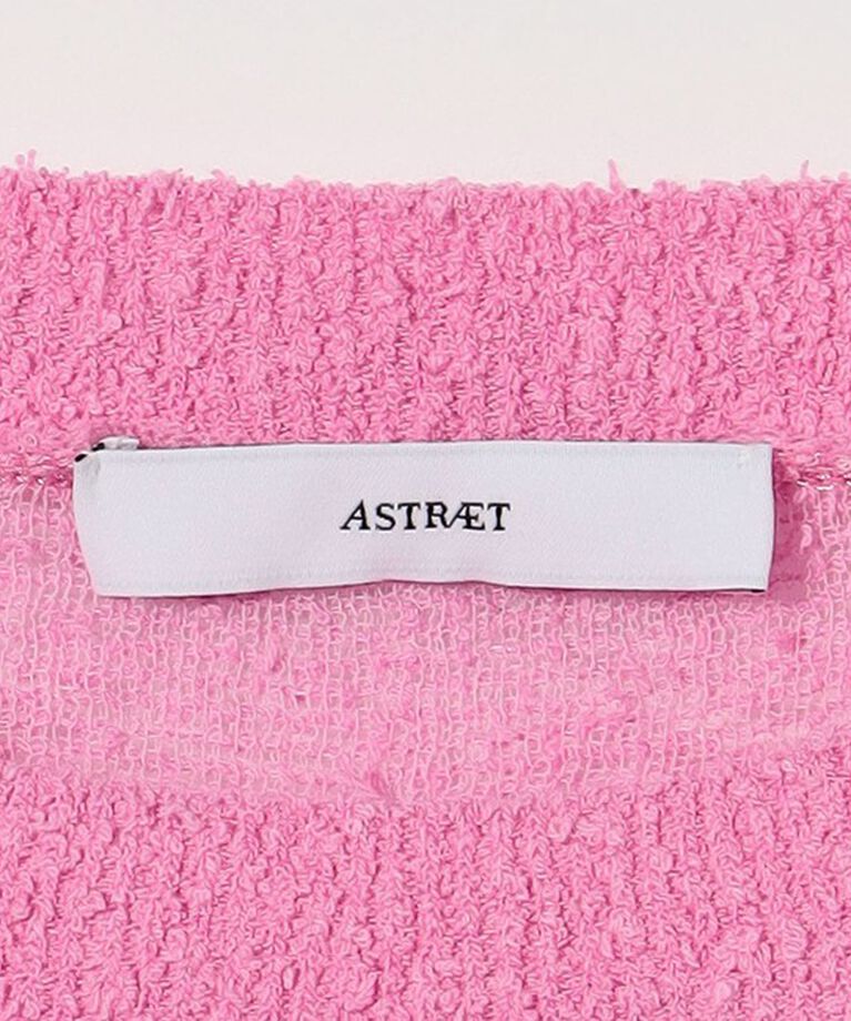 ASTRAET「＜ASTRAET＞14G クルーネック ショートスリーブニット」|ニット・セーター|