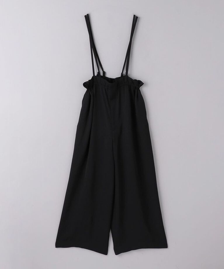 UNITED ARROWS「＜SACRA＞アセテートツイル オールインワン」|オールインワン|BLACK