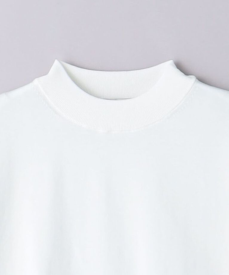 UNITED ARROWS「ショートスリーブ モックネックニット UA COZY ーウォッシャブル・抗菌防臭ー」|ニット・セーター|