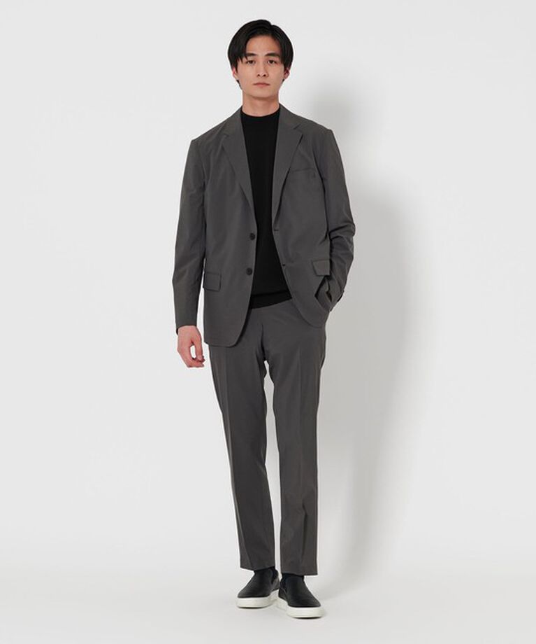 UNITED ARROWS「ショートスリーブ モックネックニット UA COZY ーウォッシャブル・抗菌防臭ー」|ニット・セーター|