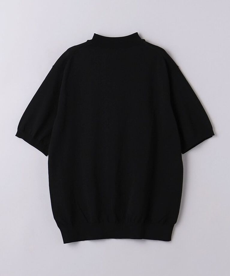 UNITED ARROWS「ショートスリーブ モックネックニット UA COZY ーウォッシャブル・抗菌防臭ー」|ニット・セーター|