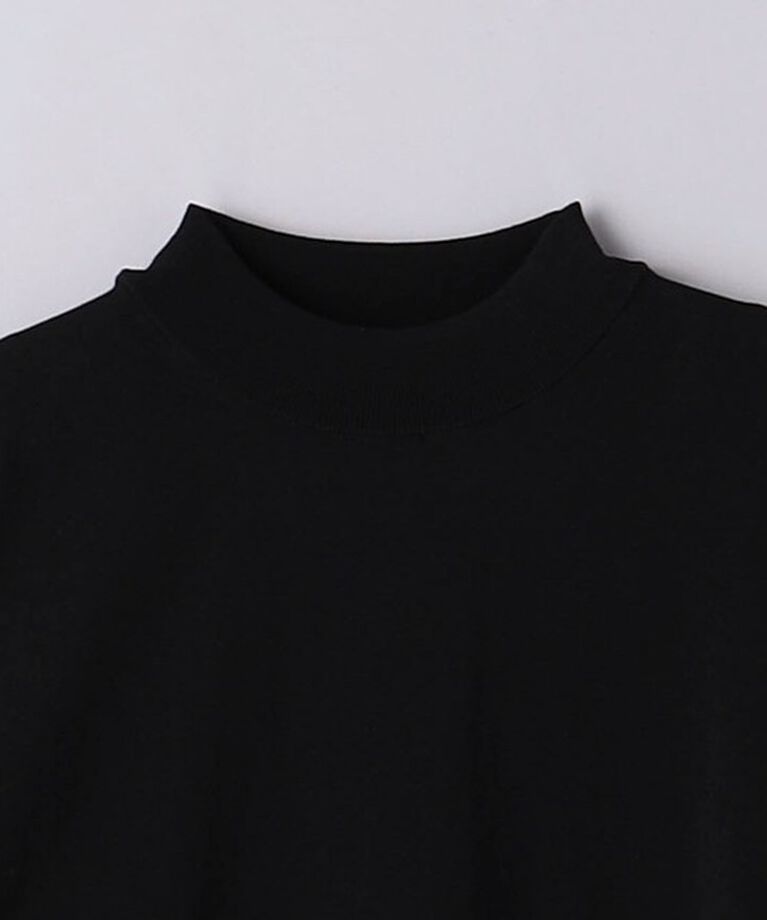UNITED ARROWS「ショートスリーブ モックネックニット UA COZY ーウォッシャブル・抗菌防臭ー」|ニット・セーター|