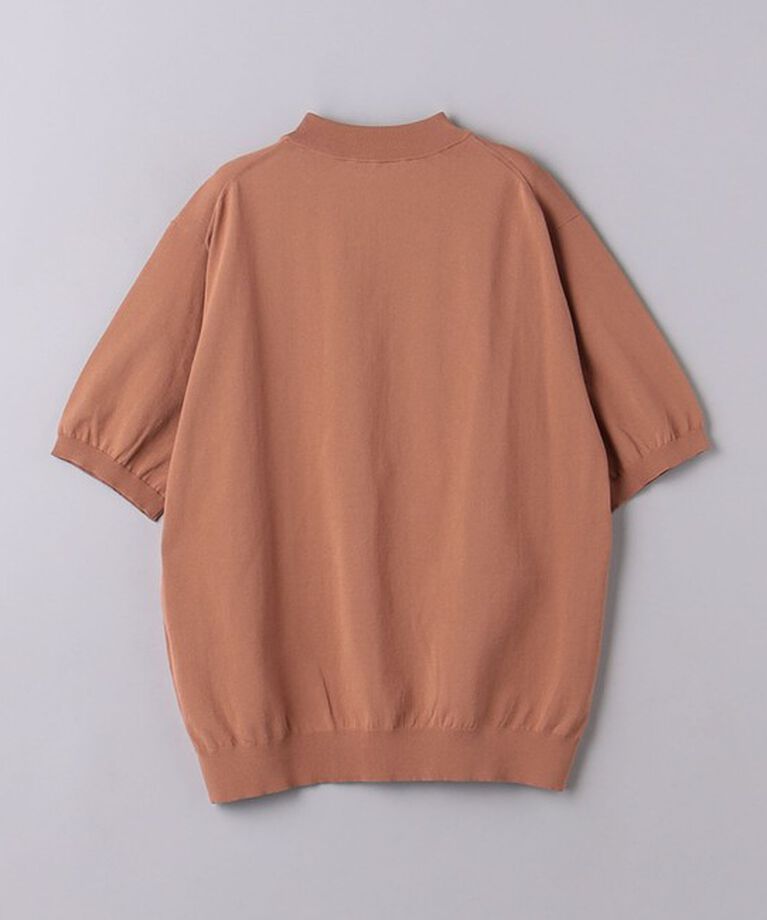 UNITED ARROWS「ショートスリーブ モックネックニット UA COZY ーウォッシャブル・抗菌防臭ー」|ニット・セーター|