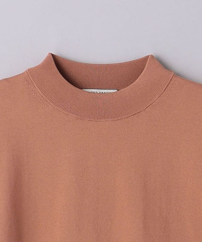 UNITED ARROWS「ショートスリーブ モックネックニット UA COZY ーウォッシャブル・抗菌防臭ー」|ニット・セーター|