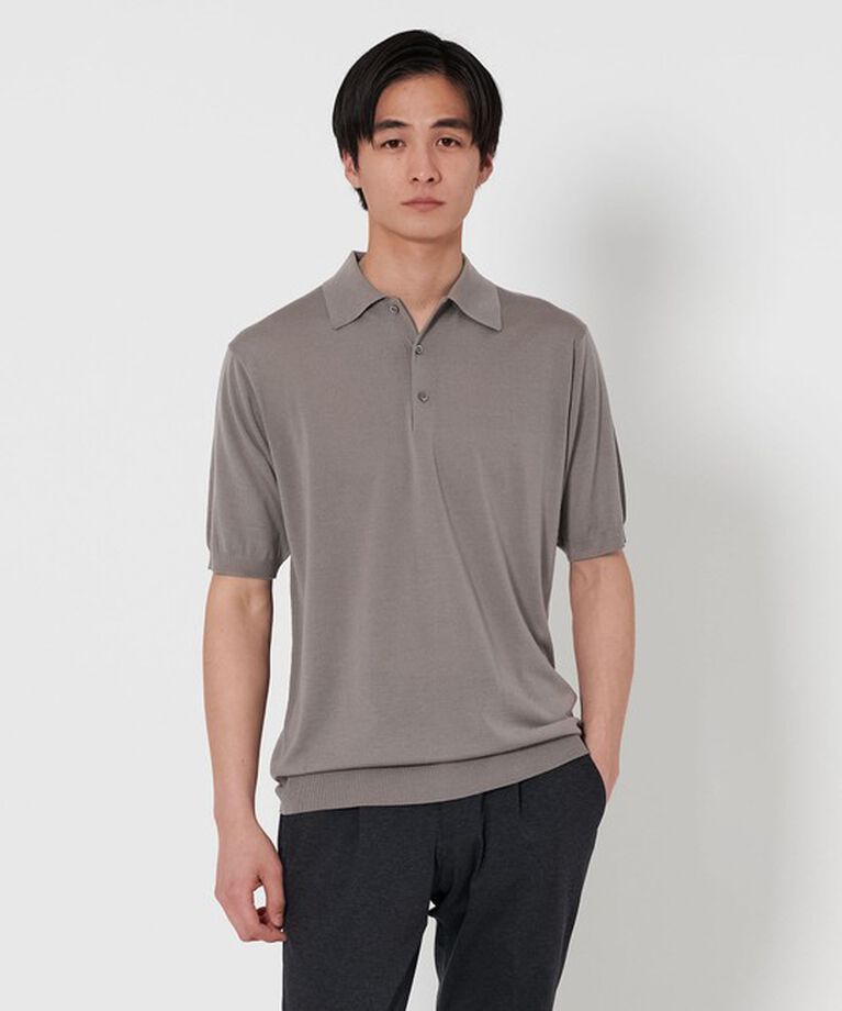 UNITED ARROWS「ウール ハイゲージ ニットポロシャツ」|ポロシャツ|MOCA