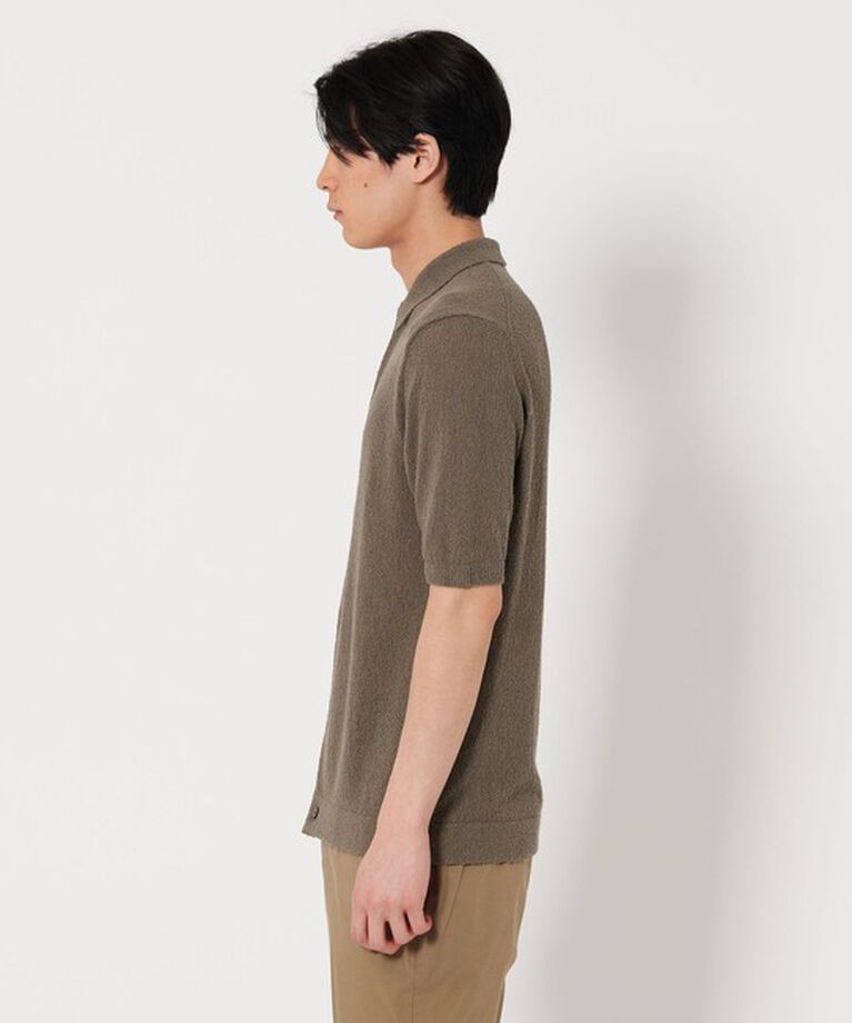 UNITED ARROWS「ブークレ ポロ カーディガン」|ニット・セーター|