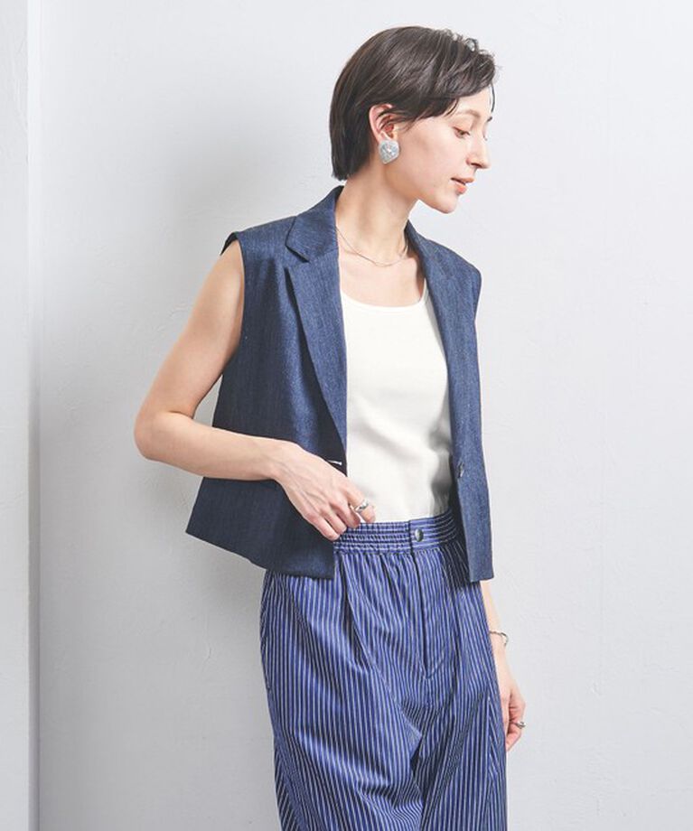 UNITED ARROWS「コットン スクエア タンクトップ」|タンクトップ|