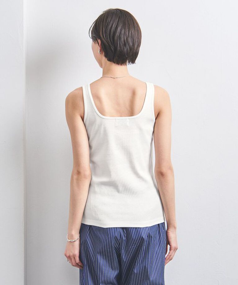 UNITED ARROWS「コットン スクエア タンクトップ」|タンクトップ|