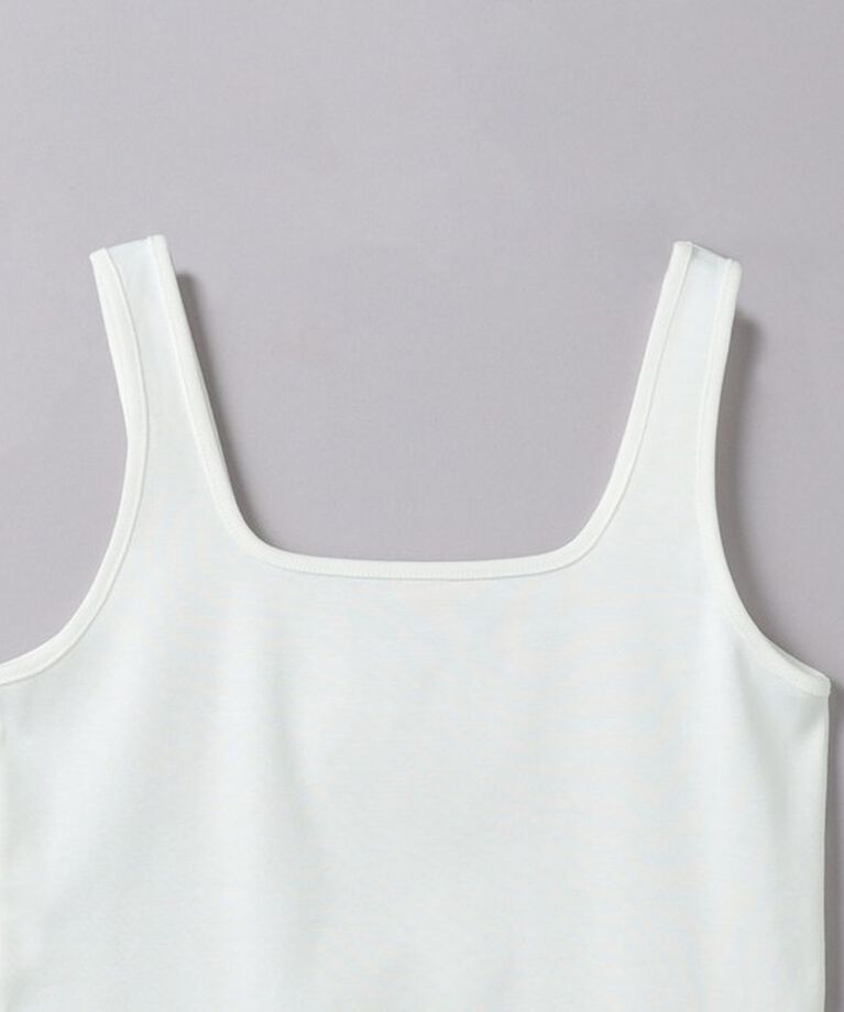 UNITED ARROWS「コットン スクエア タンクトップ」|タンクトップ|