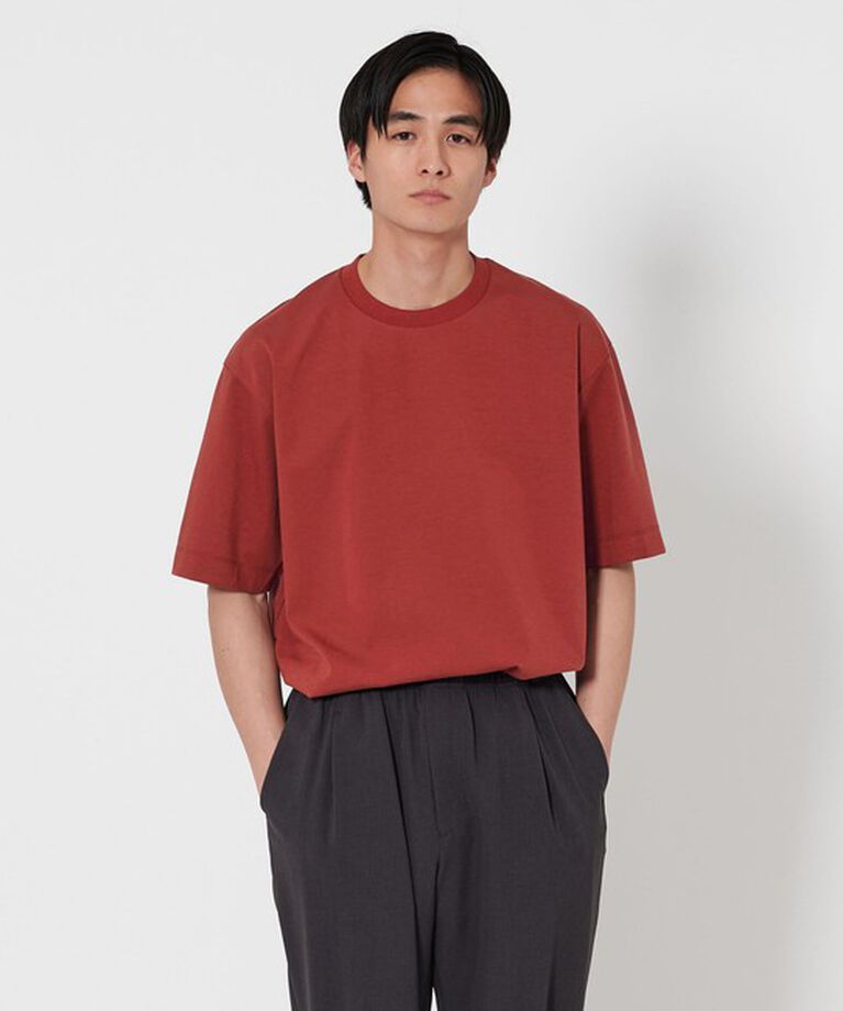 UNITED ARROWS「ポンチ Tシャツ デオドランド ー抗菌防臭・接触冷感ー」|Tシャツ・カットソー|RED