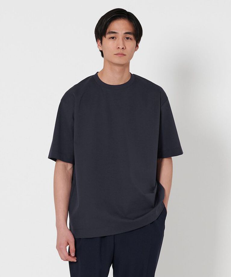 UNITED ARROWS「ポンチ Tシャツ デオドランド ー抗菌防臭・接触冷感ー」|Tシャツ・カットソー|NAVY