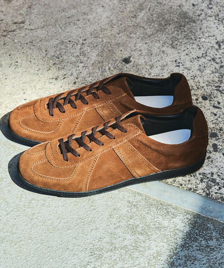 UNITED ARROWS green label relaxing「【別注】＜GERMAN TRAINeR＞GLR ジャーマントレーナー スエード スニーカー」|スニーカー|