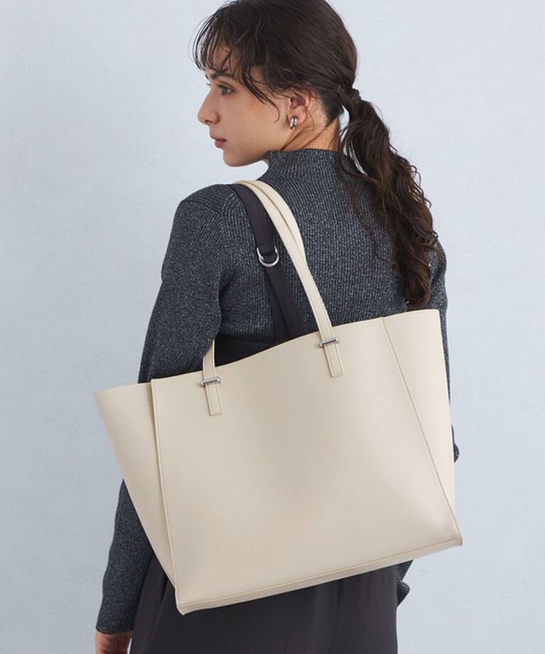 UNITED ARROWS green label relaxing「【WEB限定】ワンポイント シンプル トートバッグ（ソフトPCバッグ付） / A4 / 通勤」|トートバッグ|