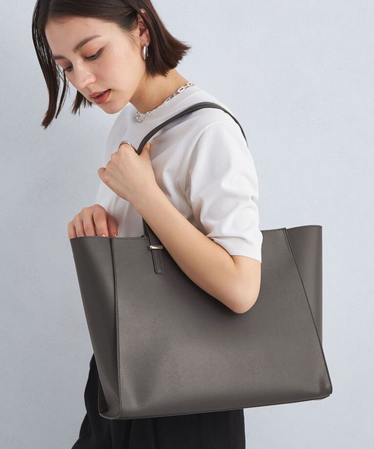 UNITED ARROWS green label relaxing「【WEB限定】ワンポイント シンプル トートバッグ（ソフトPCバッグ付） / A4 / 通勤」|トートバッグ|