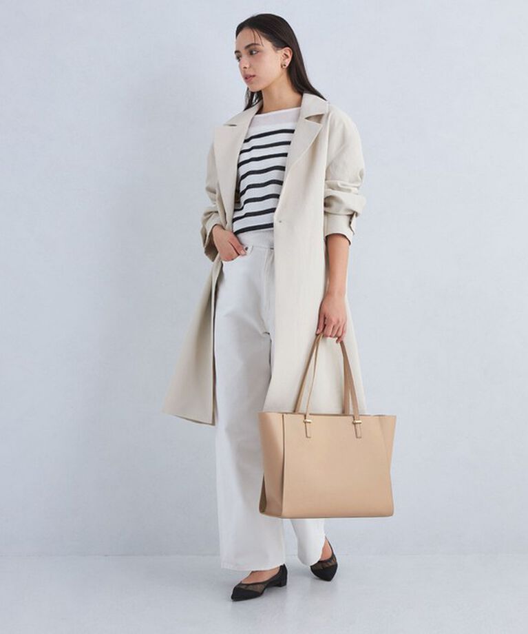 UNITED ARROWS green label relaxing「【WEB限定】ワンポイント シンプル トートバッグ（ソフトPCバッグ付） / A4 / 通勤」|トートバッグ|
