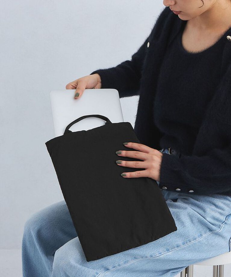 UNITED ARROWS green label relaxing「【WEB限定】ワンポイント シンプル トートバッグ（ソフトPCバッグ付） / A4 / 通勤」|トートバッグ|