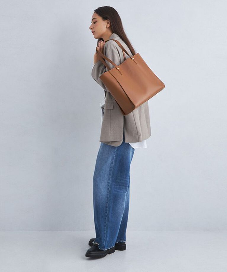 UNITED ARROWS green label relaxing「【WEB限定】ワンポイント シンプル トートバッグ（ソフトPCバッグ付） / A4 / 通勤」|トートバッグ|