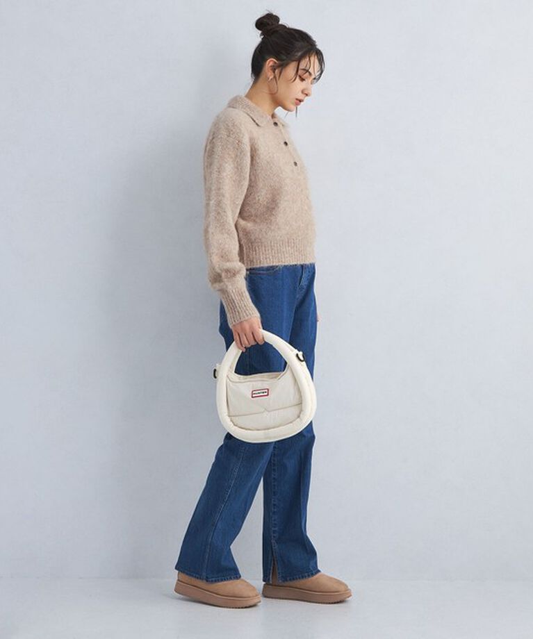 UNITED ARROWS green label relaxing「＜HUNTER＞フレイムド パファー ミディ ホーボー バッグ」|ショルダー・メッセンジャー|
