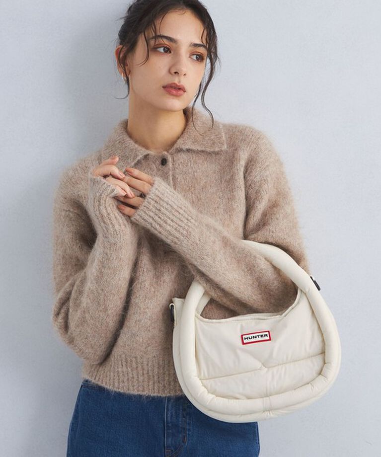 UNITED ARROWS green label relaxing「＜HUNTER＞フレイムド パファー ミディ ホーボー バッグ」|ショルダー・メッセンジャー|
