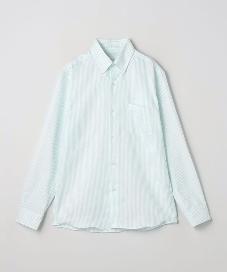 UNITED ARROWS green label relaxing「エブリット コットンオックス ストライプ スナップ ボタンダウン シャツ -イージーアイロン-」|シャツ・ブラウス|