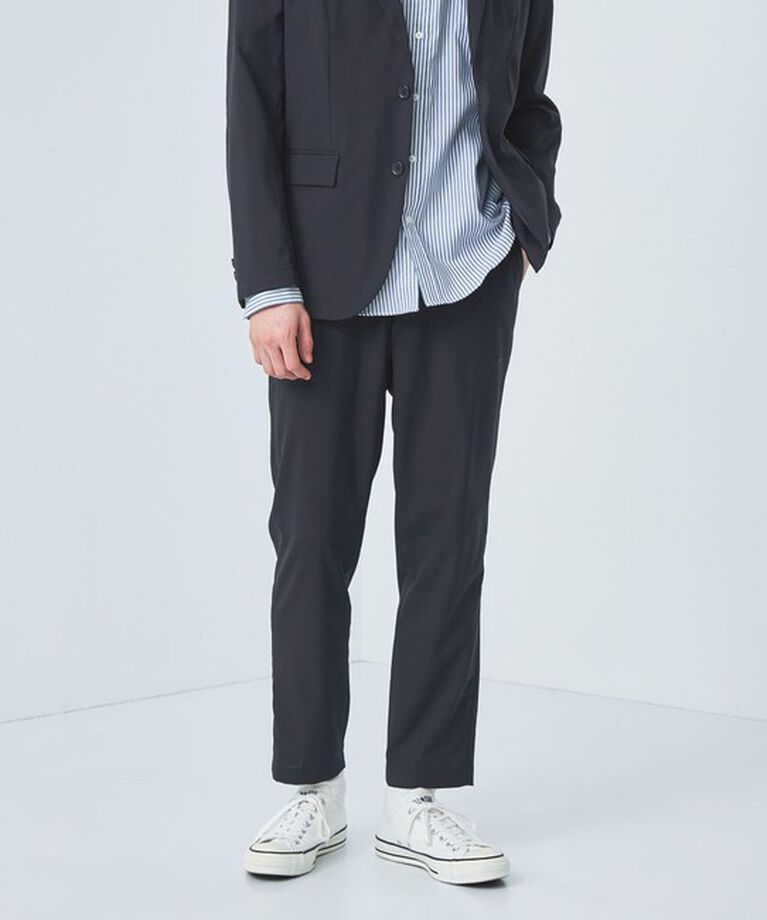 UNITED ARROWS green label relaxing「ウォッシャブルトロ ナロー 9分丈 ユーティリティパンツ S1 -ストレッチ・防シワ-」|その他|NAVY