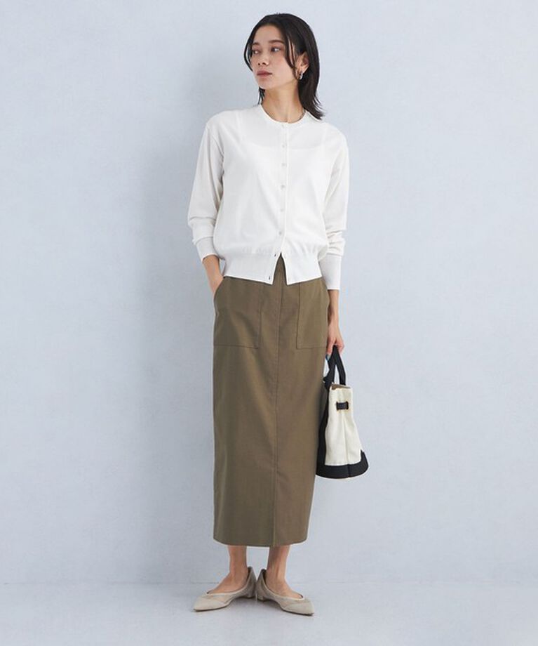 UNITED ARROWS green label relaxing「ドラキー クルーネック ニット カーディガン」|カーディガン|