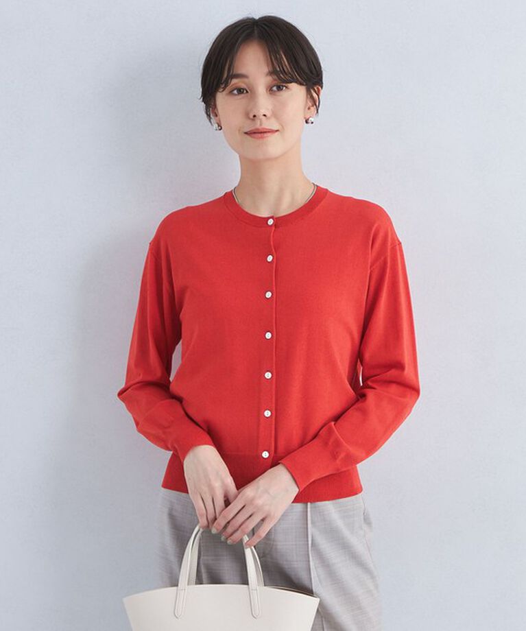 UNITED ARROWS green label relaxing「ドラキー クルーネック ニット カーディガン」|カーディガン|