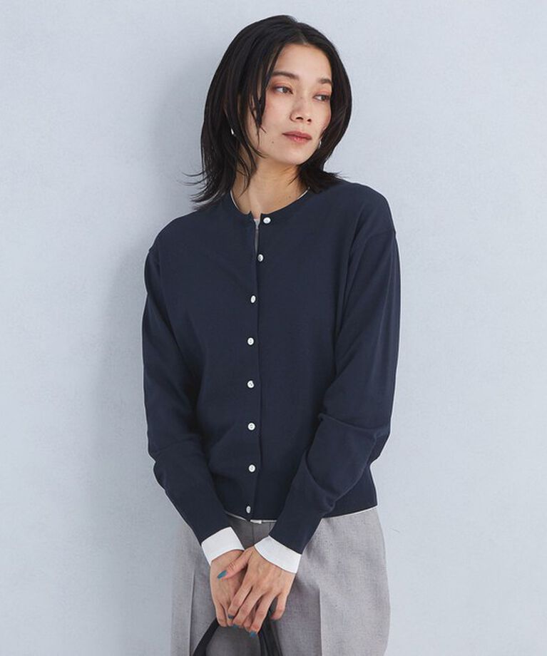UNITED ARROWS green label relaxing「ドラキー クルーネック ニット カーディガン」|カーディガン|