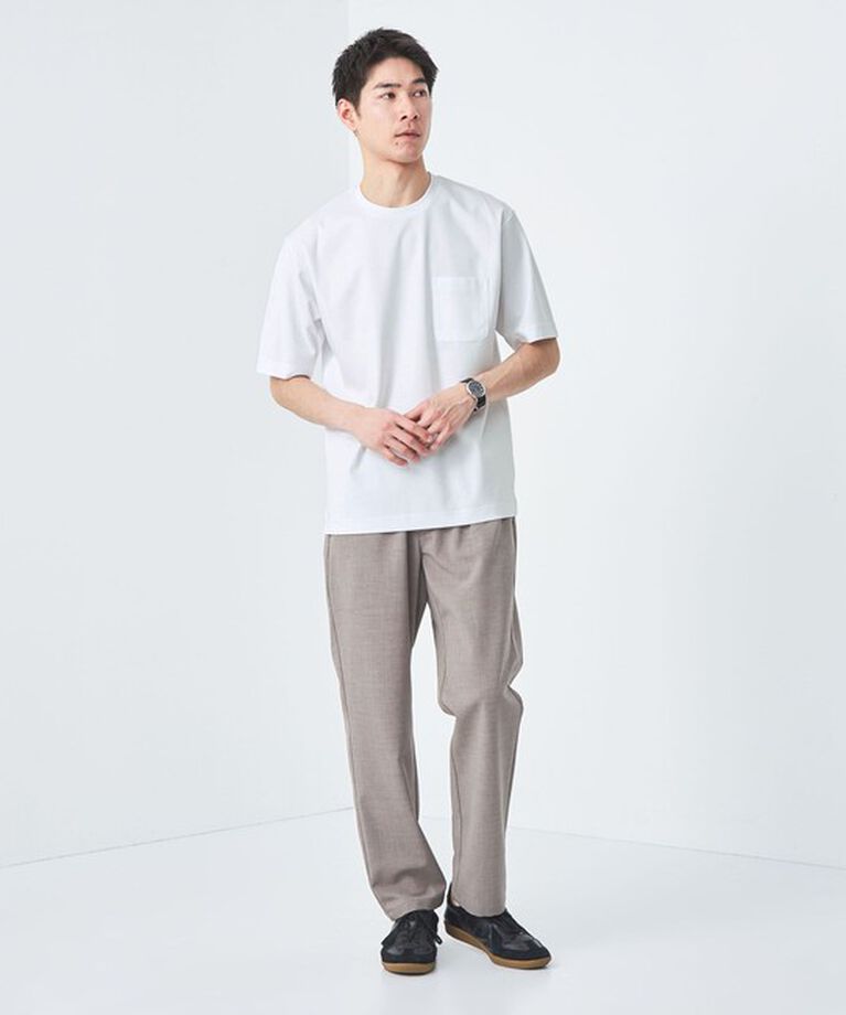 UNITED ARROWS green label relaxing「オーガニック ポンチ クルーネック Tシャツ」|Tシャツ・カットソー|