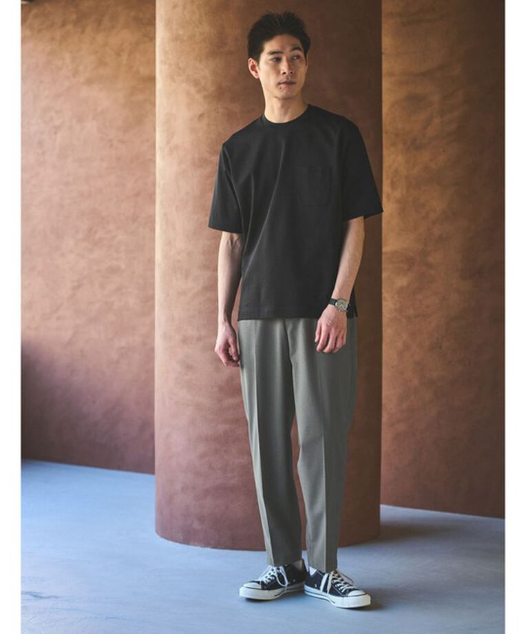 UNITED ARROWS green label relaxing「オーガニック ポンチ クルーネック Tシャツ」|Tシャツ・カットソー|