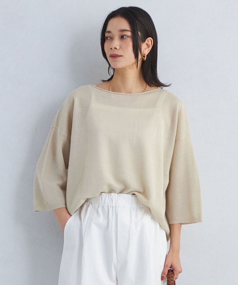 UNITED ARROWS green label relaxing「ラミー ルージー ニット プルオーバー -ウォッシャブル-」|ニット・セーター|