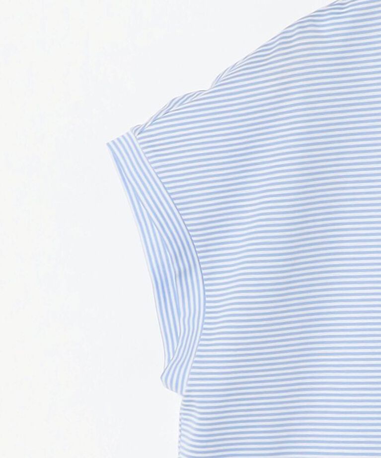UNITED ARROWS green label relaxing「グロッシー フレンチスリーブ Tシャツ -抗菌防臭・制菌-」|Tシャツ・カットソー|