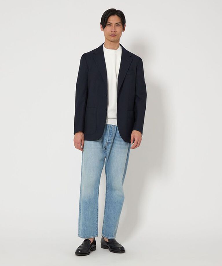 UNITED ARROWS green label relaxing「A+ リネンミックス ミラノ クルーネック 半袖 ニット」|ニット・セーター|