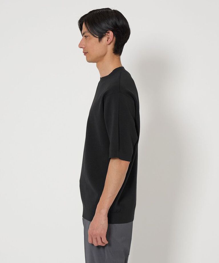 UNITED ARROWS green label relaxing「A+ リネンミックス ミラノ クルーネック 半袖 ニット」|ニット・セーター|