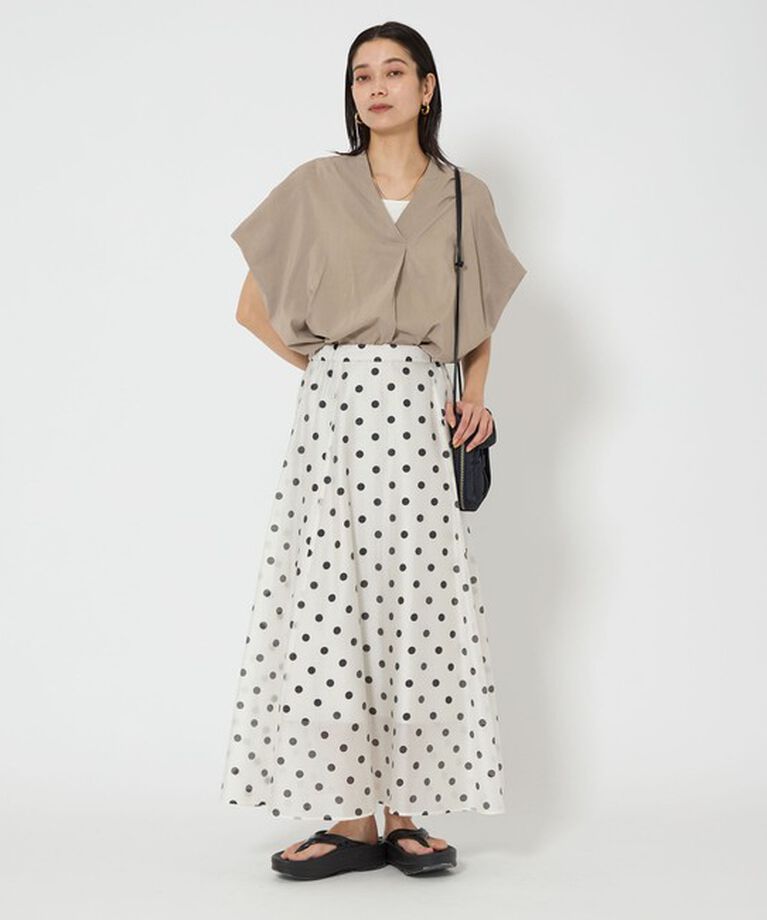 UNITED ARROWS green label relaxing「ショルダータック スキッパー ブラウス」|シャツ・ブラウス|
