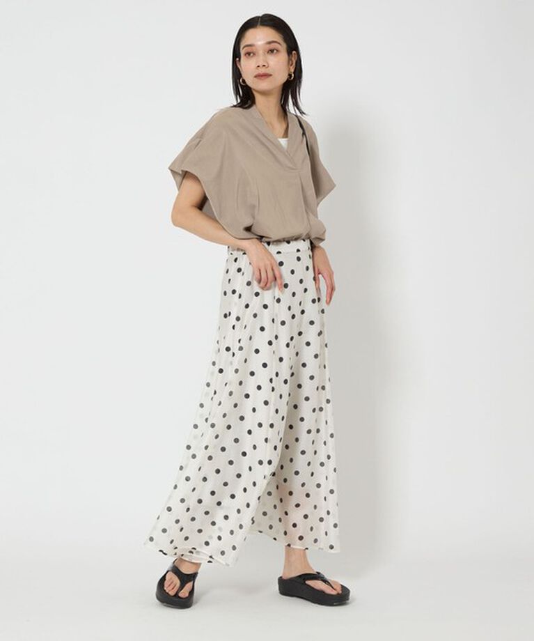 UNITED ARROWS green label relaxing「ショルダータック スキッパー ブラウス」|シャツ・ブラウス|