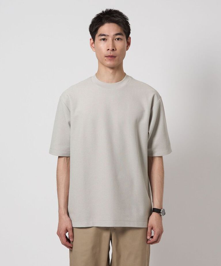 UNITED ARROWS green label relaxing「GIZA ハニカム クルーネック 半袖 Tシャツ」|Tシャツ・カットソー|
