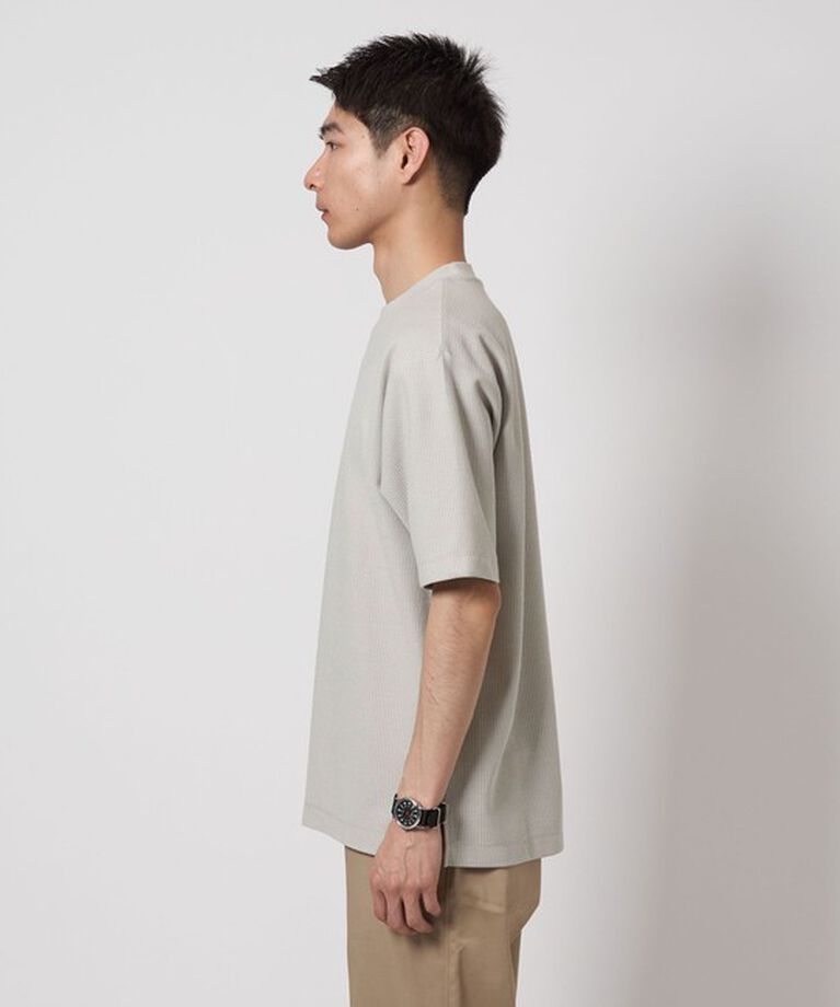 UNITED ARROWS green label relaxing「GIZA ハニカム クルーネック 半袖 Tシャツ」|Tシャツ・カットソー|