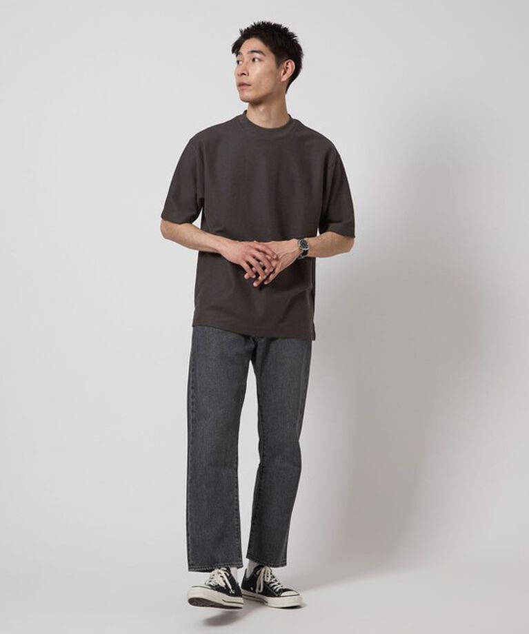 UNITED ARROWS green label relaxing「GIZA ハニカム クルーネック 半袖 Tシャツ」|Tシャツ・カットソー|
