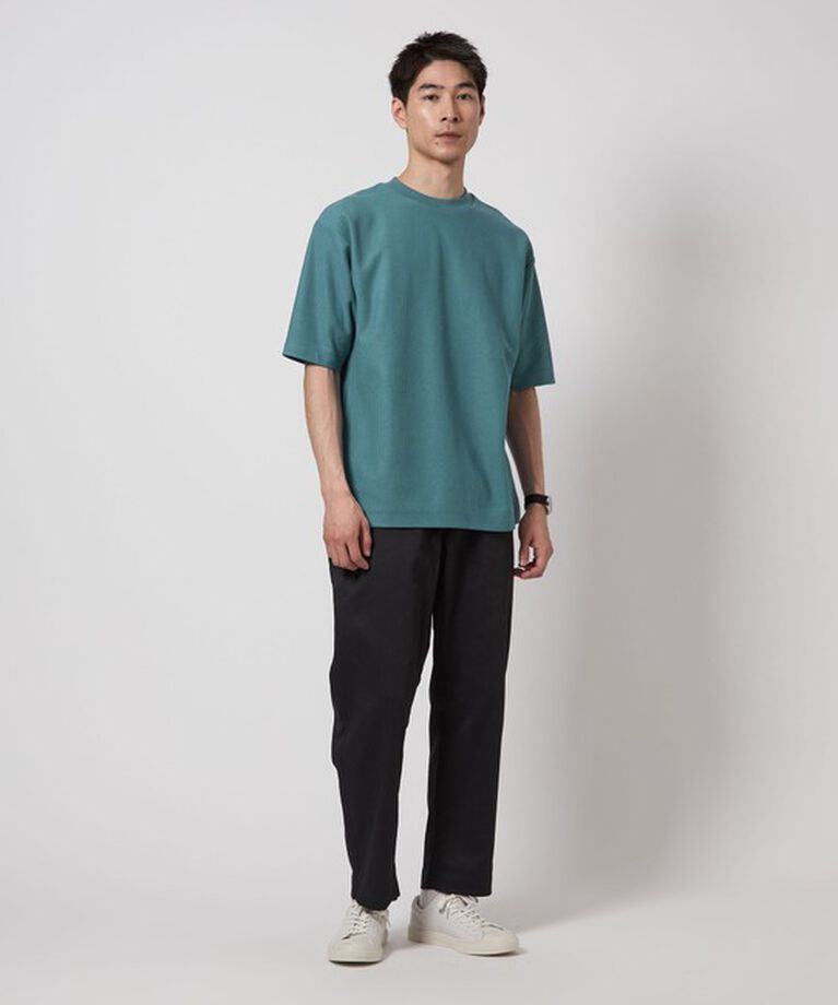 UNITED ARROWS green label relaxing「GIZA ハニカム クルーネック 半袖 Tシャツ」|Tシャツ・カットソー|
