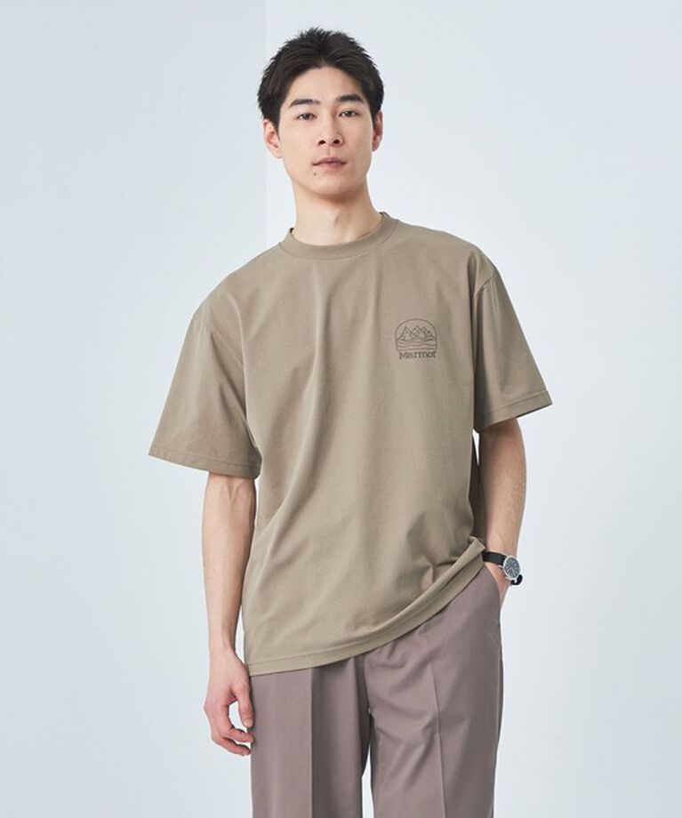 UNITED ARROWS green label relaxing「【別注】＜Marmot＞GLR バーガー Tシャツ」|Tシャツ・カットソー|MD.BROWN